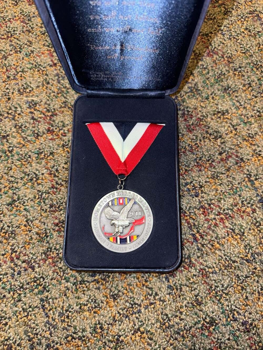 US Air Force Hometown Heroes Salute 9/11 Commemorative Medal with Presentation C